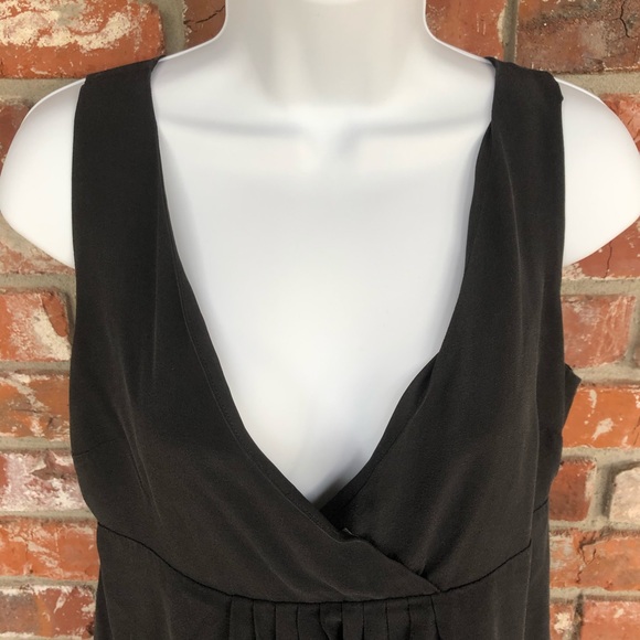 Kenneth Cole sleeveless black blouse size 8 - Picture 2 of 7